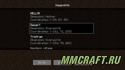 Мод Waypoints для minecraft 1.6.4 Мод Waypoints для minecraft 1.6.4