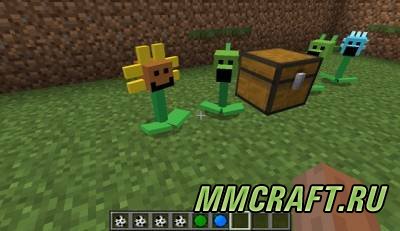 Мод Plants vs Zombies Mod для Minecraft 1.6.4 Мод Plants vs Zombies Mod для Minecraft 1.6.4