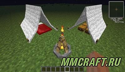 Мод Camping Mod для Minecraft 1.6.4 Мод Camping Mod для Minecraft 1.6.4