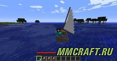 Мод Small Boats для Minecraft 1.6.4 Мод Small Boats для Minecraft 1.6.4