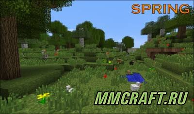 Мод Seasons для Minecraft 1.6.4 Мод Seasons для Minecraft 1.6.4
