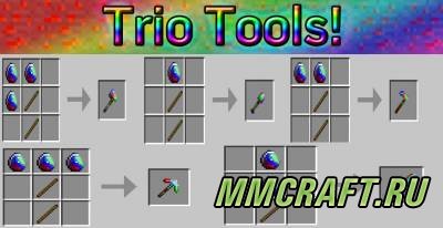 Мод Trio Gems для Minecraft 1.6.4 Мод Trio Gems для Minecraft 1.6.4