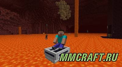 Мод LavaBoat для Minecraft 1.6.4 Мод LavaBoat для Minecraft 1.6.4