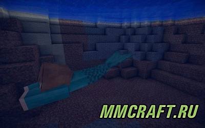 Мод Mermaid Tail для Minecraft 1.6.4 Мод Mermaid Tail для Minecraft 1.6.4