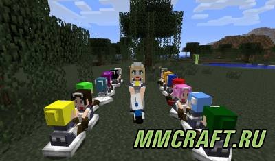 Мод Little Maids для Minecraft 1.6.4 Мод Little Maids для Minecraft 1.6.4