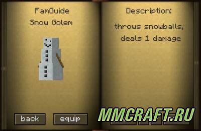 Мод Familiars для Minecraft 1.6.4 Мод Familiars для Minecraft 1.6.4