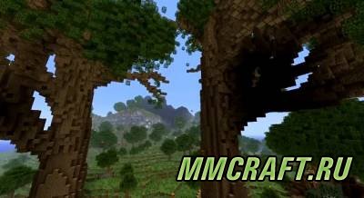 Мод Massive Trees для Minecraft 1.5.2 Мод Massive Trees для Minecraft 1.5.2