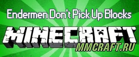 Endermen Dont Pick Up Blocks 1.7.4