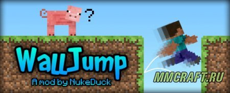 Wall jump для Minecraft 1.7.10 Wall jump для Minecraft 1.7.10