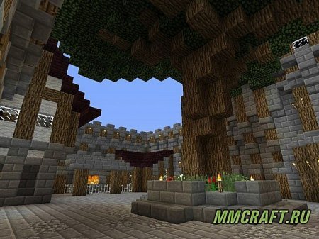 Карта Flying Castle (GunGame) для Minecraft Карта Flying Castle (GunGame) для Minecraft