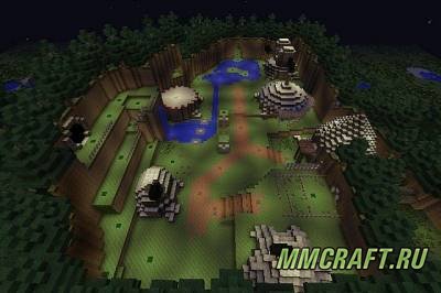 Карта: Kokiri Forest and Inside the Deku Tree Карта: Kokiri Forest and Inside the Deku Tree