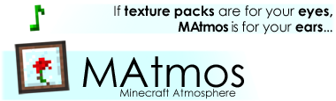 Мод Новые звуки / MAtmos для Minecraft 1.8 Мод Новые звуки / MAtmos для Minecraft 1.8