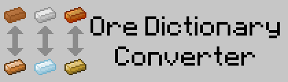 Мод OreDictionaryConverter для Minecraft 1.8.9