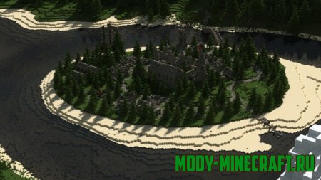 Карта RiverHall Ruins для Minecraft