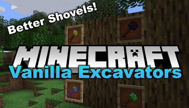 Мод Vanilla Excavators 1.16.1/1.15.2/1.14.4 для Minecraft