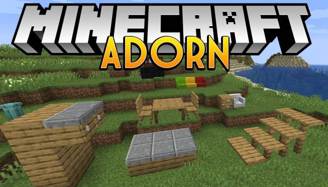 Adorn — Мод на предметы интерьера 1.16.1/1.15.2