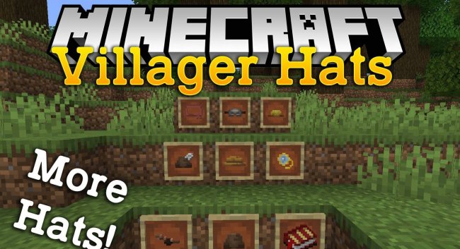 Мод Villager Hats 1.16.1/1.15.1