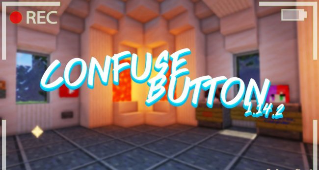 Карта Confuse Button для Minecraft 1.14.4