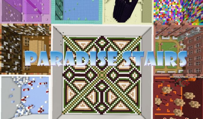 Карта Paradise Stairs для Minecraft 1.14.4