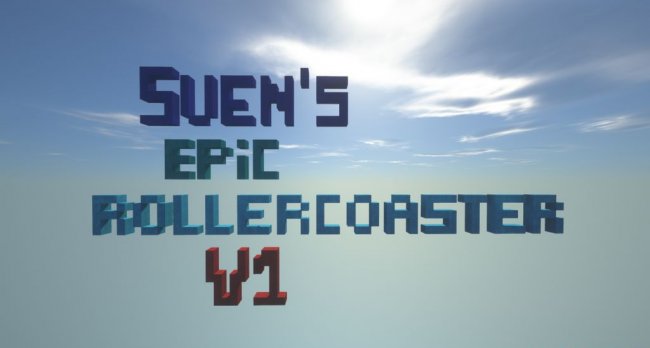 Карта Sven’s Epic Rollercoaster для Minecraft 1.14.4
