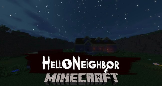 Карта Hello Neighbor для Minecraft 1.14.4