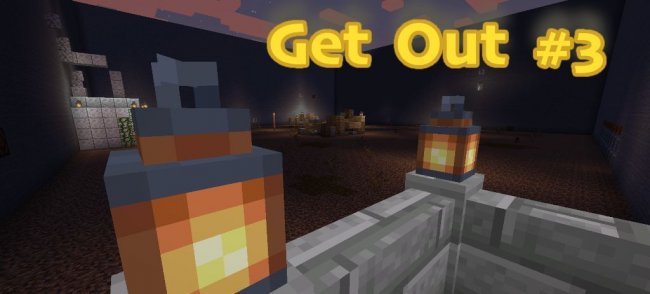 Карта Get Out 3 для Minecraft 1.14.4