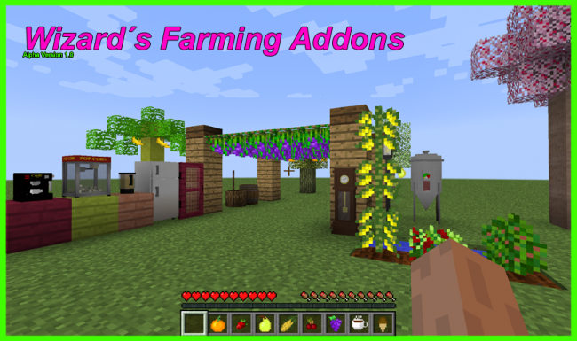 Мод на фермерство для Minecraft 1.15.2 / 1.10.2 ( Wizard Farming Mod)