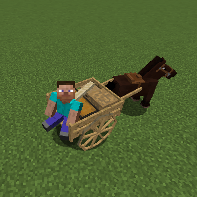 Мод на повозки для Minecraft 1.16.5/1.15.2/1.14.4/1.12.2/1.11.2/1.10.2/1.7.10 (AstikorCarts)