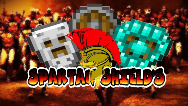 Мод на щиты для Minecraft 1.16.5/1.15.2/1.14.4/1.12.2/1.11.2/1.10.2 (Spartan Shields)