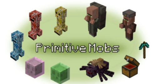Мод на новых мобов для Minecraft 1.12.2/1.10.2/1.7.10 (Primitive Mobs)