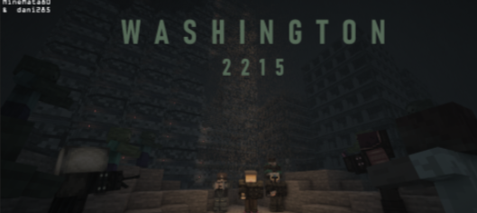 Карта зомби апокалипсис для Майнкрафт 1.15.2 (Washington 2215)