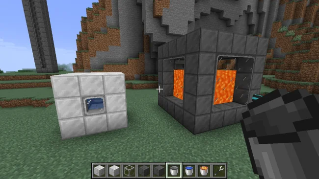 Вода и лава