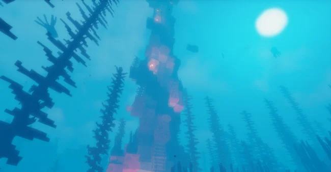 Башня под водой