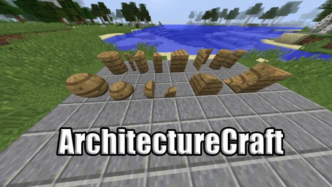 Мод на архитектуру для Майнкрафт 1.10.2 / 1.7.10 (ArchitectureCraft)