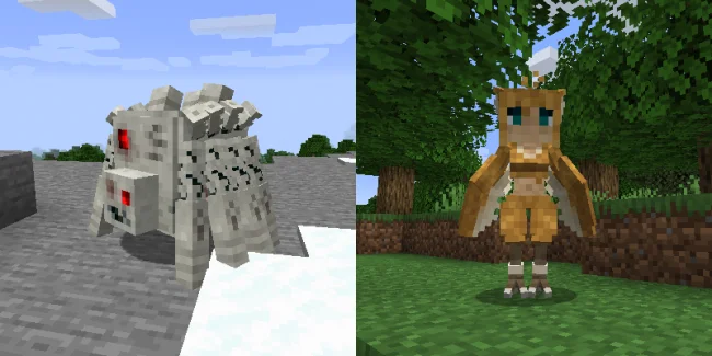 Два новых моба: страшный и милый