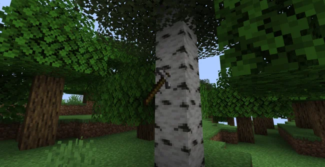 Топор в дереве