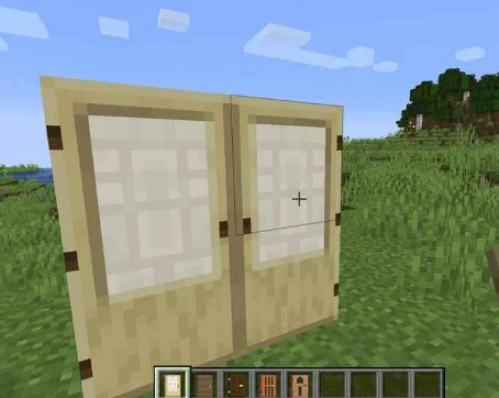 Берёзовая дверь