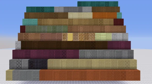 Декоративные ванильные блоки