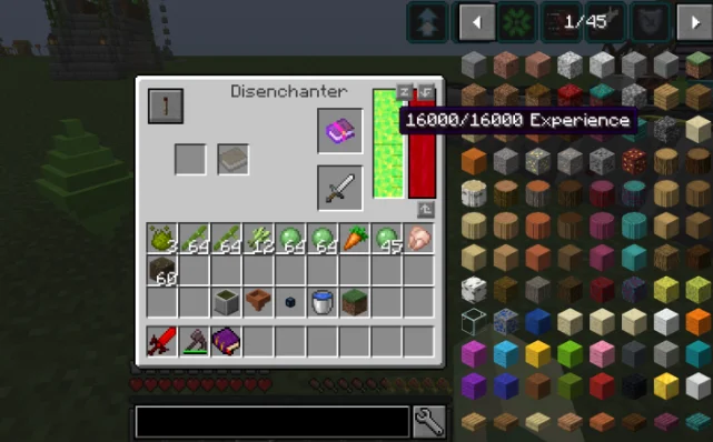 Предметы в инвентаре