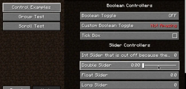 Настройки конфигурации