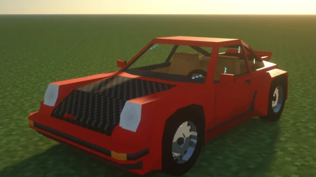 Красная машина