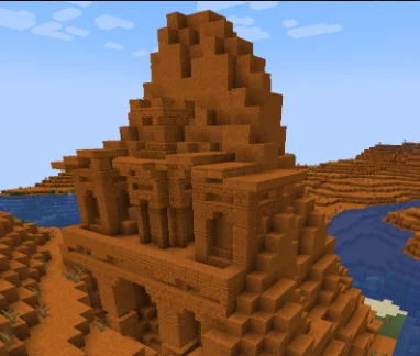 Горная структура из мода