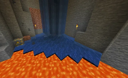 Вода и лава