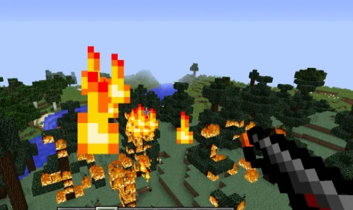 Пожар из мода TenshiLib