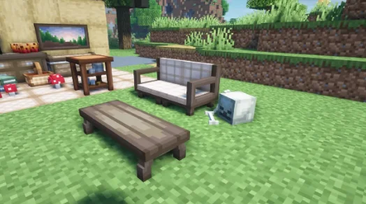 Скамейка из мода