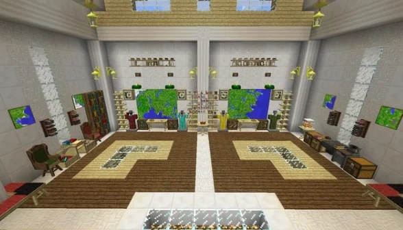 Комната из библиотеки