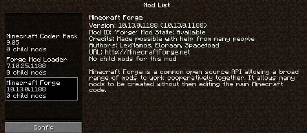 Информация о моде