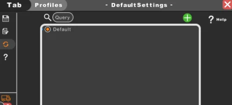 Стандартные настройки