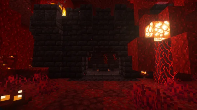 Замок из черного камня