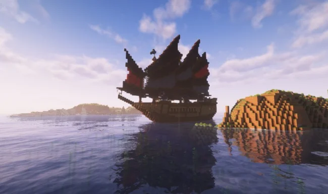 Корабль с черными парусами